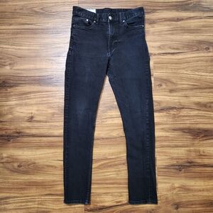 H&M Slim Coupe Etroite & Denim Black Skinny Jeans Size 30/34